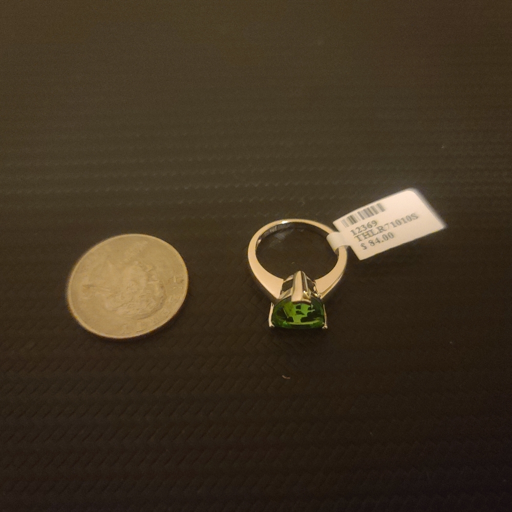 Lab Created Emerald Ring - Picture 3 of 3
